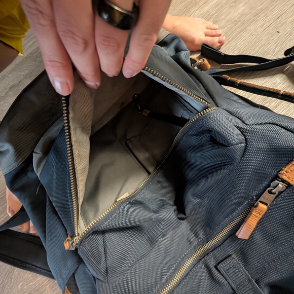 Tumi Blue Dalston Ridley Roll Backpack - Picture 3 of 6